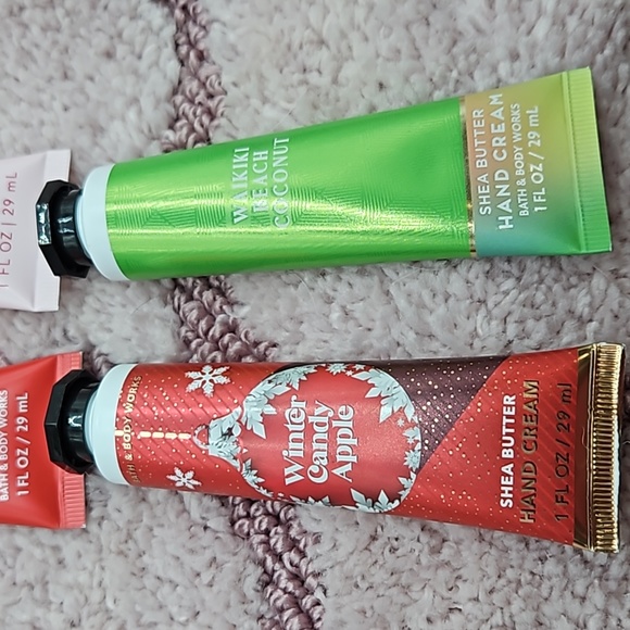 nwt 4 BATH & BODY WORKS Hand Lotions Cherry Merlot, The One, Candy Apple Waikiki - Picture 3 of 3